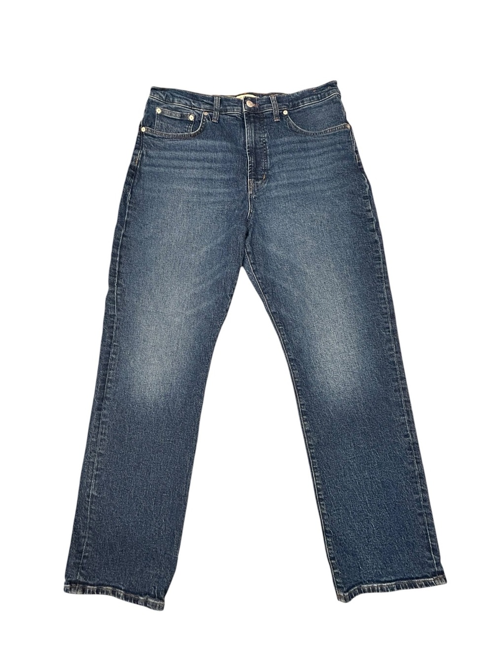 Madewell 90s Straight Retro Women’s Blue Jeans 32 Straight Leg Premium Denim‎